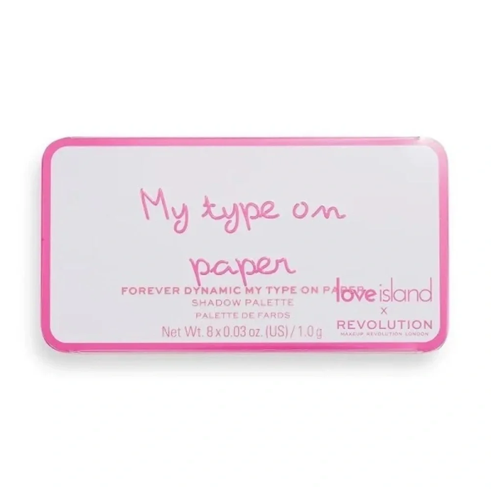 Makeup Revolution X Love Island Dynamic Eyeshadow Palette My Type On Paper